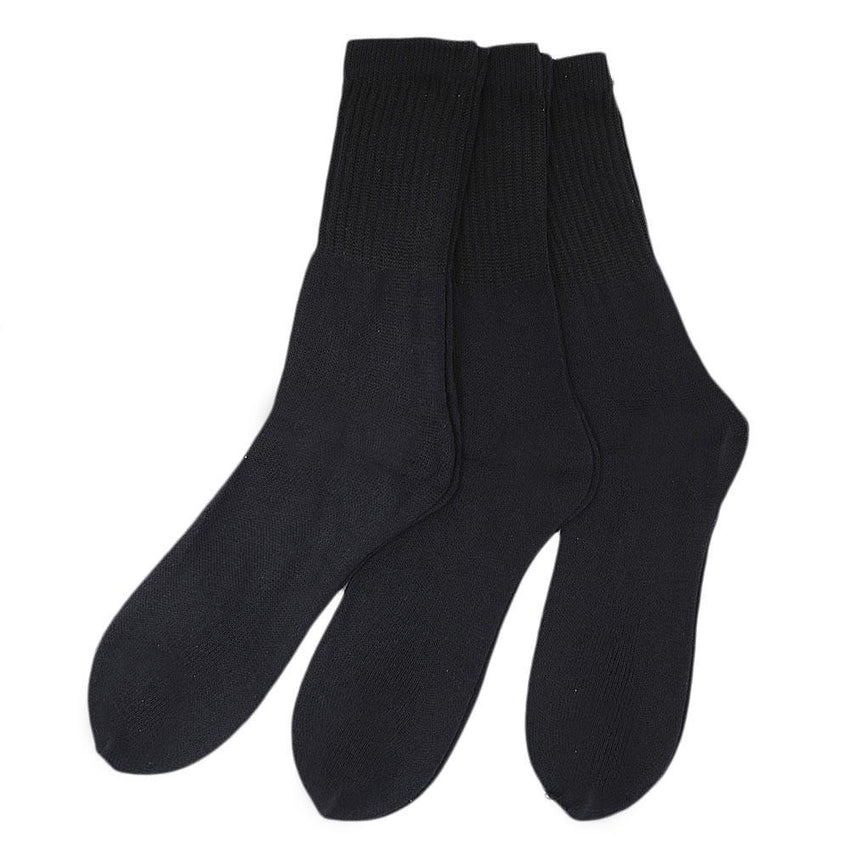 Men's Sports Socks Pack of 3 - Navy Blue - test-store-for-chase-value