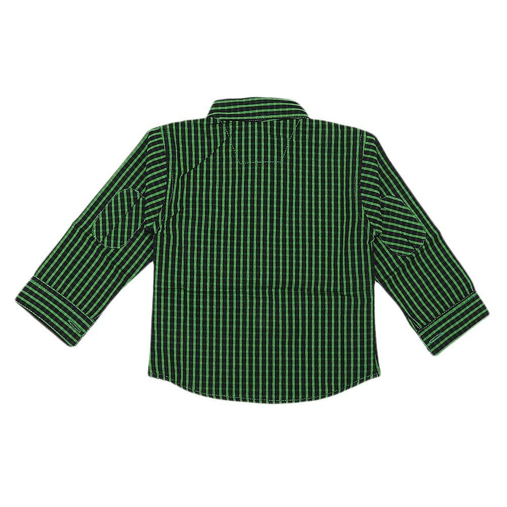 Newborn Boys Check Shirt - Green - test-store-for-chase-value