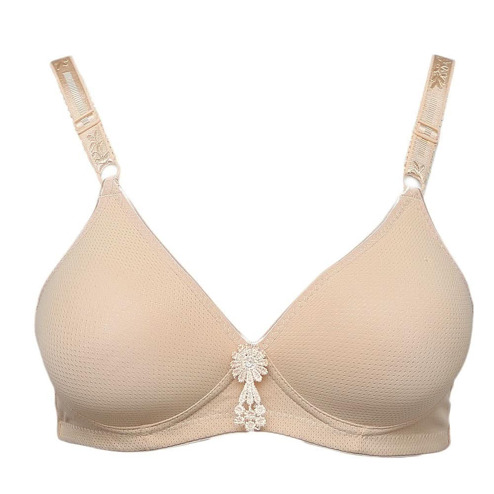 Women's Foam Bra - Peach - test-store-for-chase-value