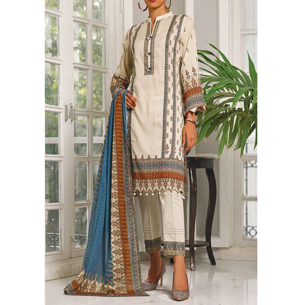 VS MISRI Digital Printed Lawn 3 Pcs Un-Stitched Suit - 16-B, Women, 3Pcs Shalwar Suit, VS Textiles, Chase Value