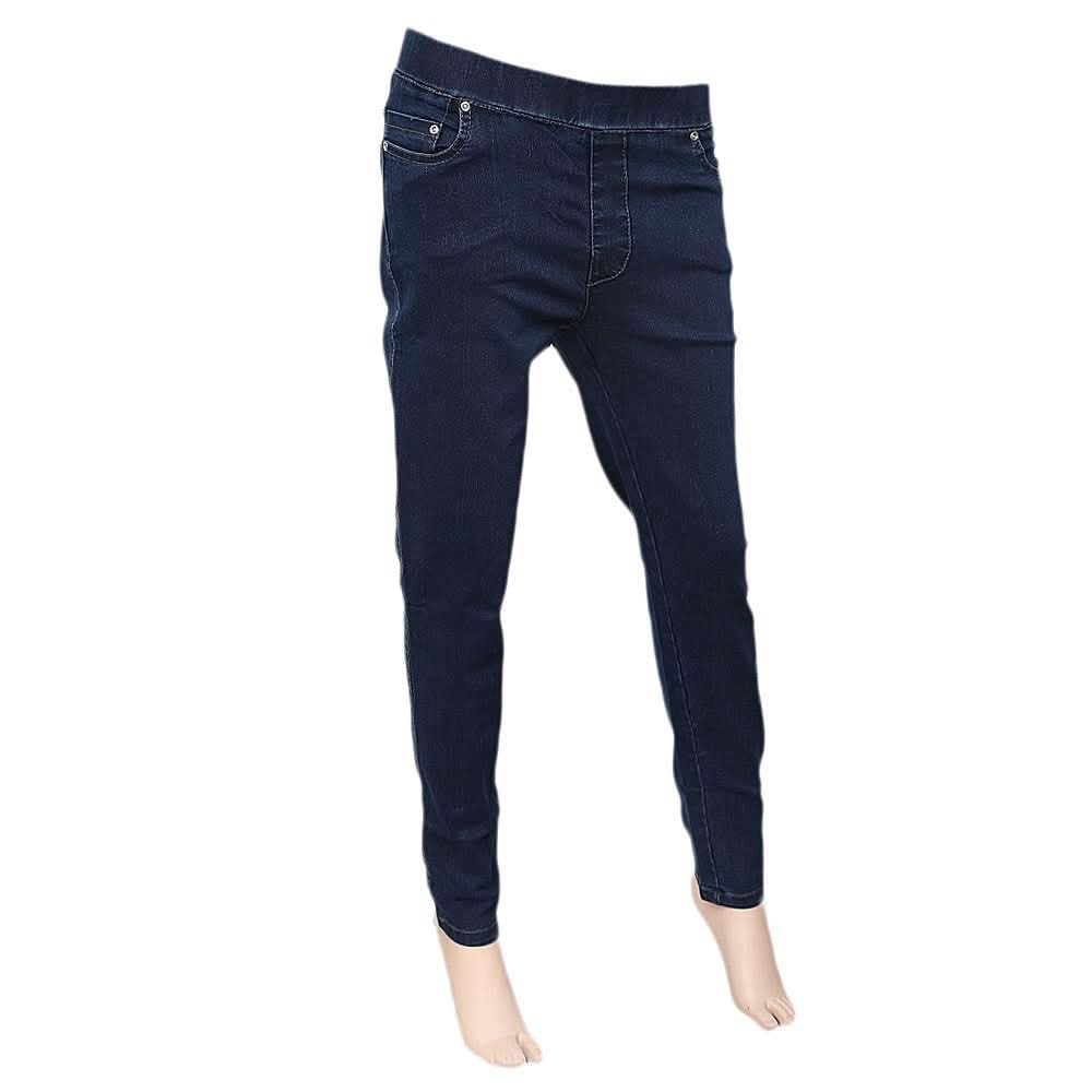 Women's Slim Fit Jeggings Jeans - Navy Blue - Navy/Blue - test-store-for-chase-value