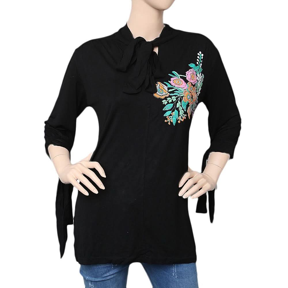 Women's Printed Top - Black - test-store-for-chase-value