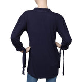 Women's Printed Top - Navy Blue - Navy/Blue - test-store-for-chase-value