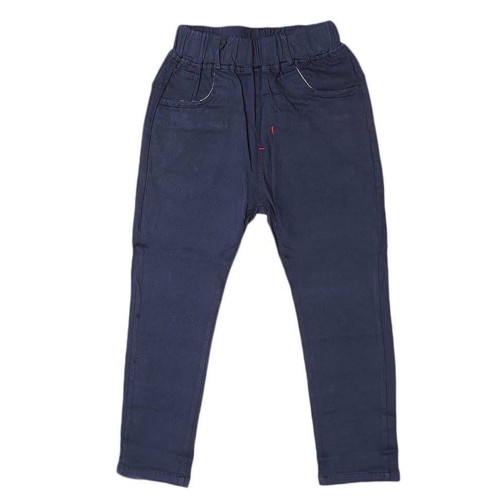 Boys Cotton Pant - Navy Blue - Navy/Blue - test-store-for-chase-value