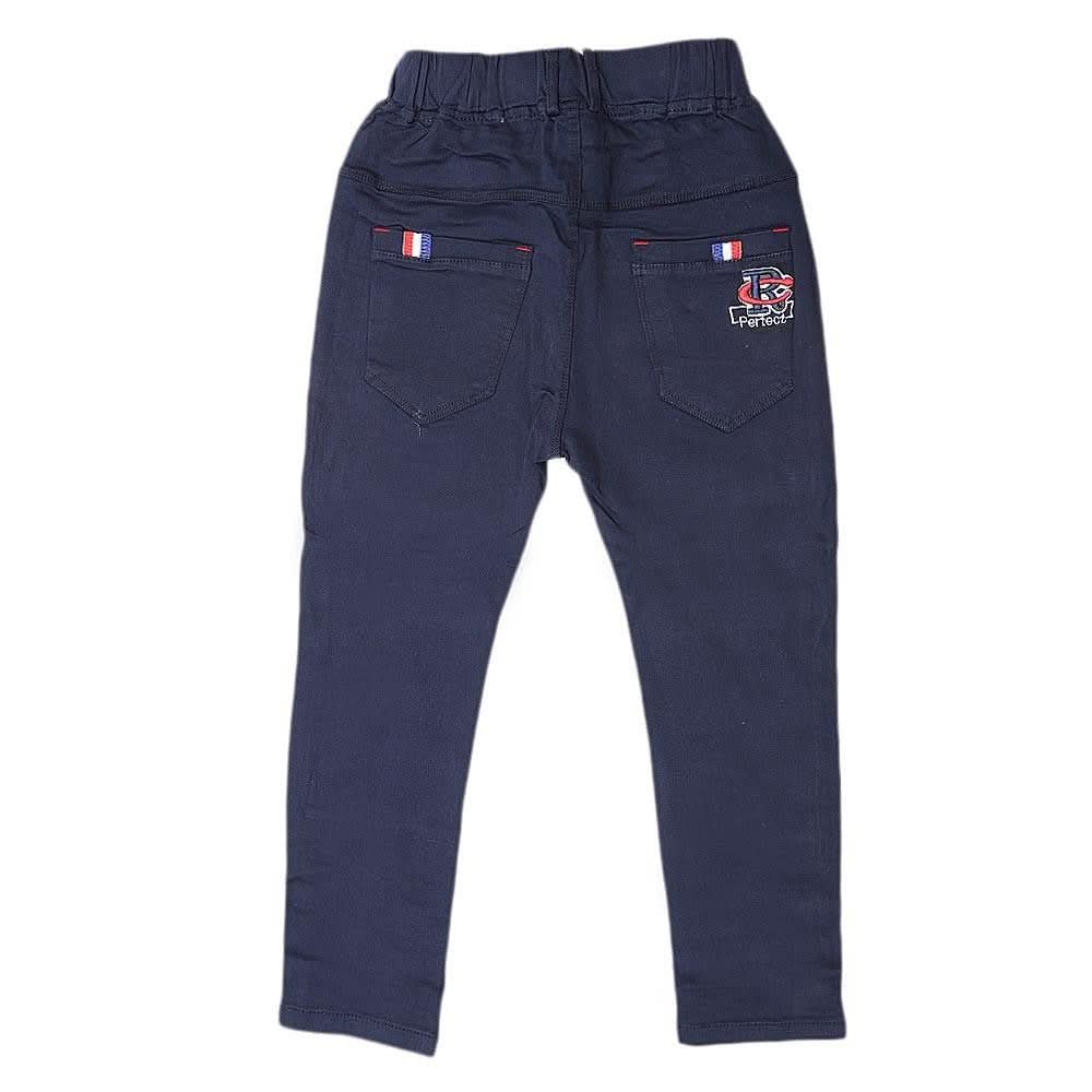 Boys Cotton Pant - Navy Blue - Navy/Blue - test-store-for-chase-value