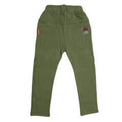 Boys Cotton Pant - Green - test-store-for-chase-value