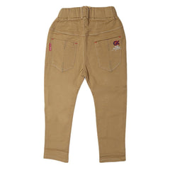 Boys Cotton Pant - Camel - test-store-for-chase-value