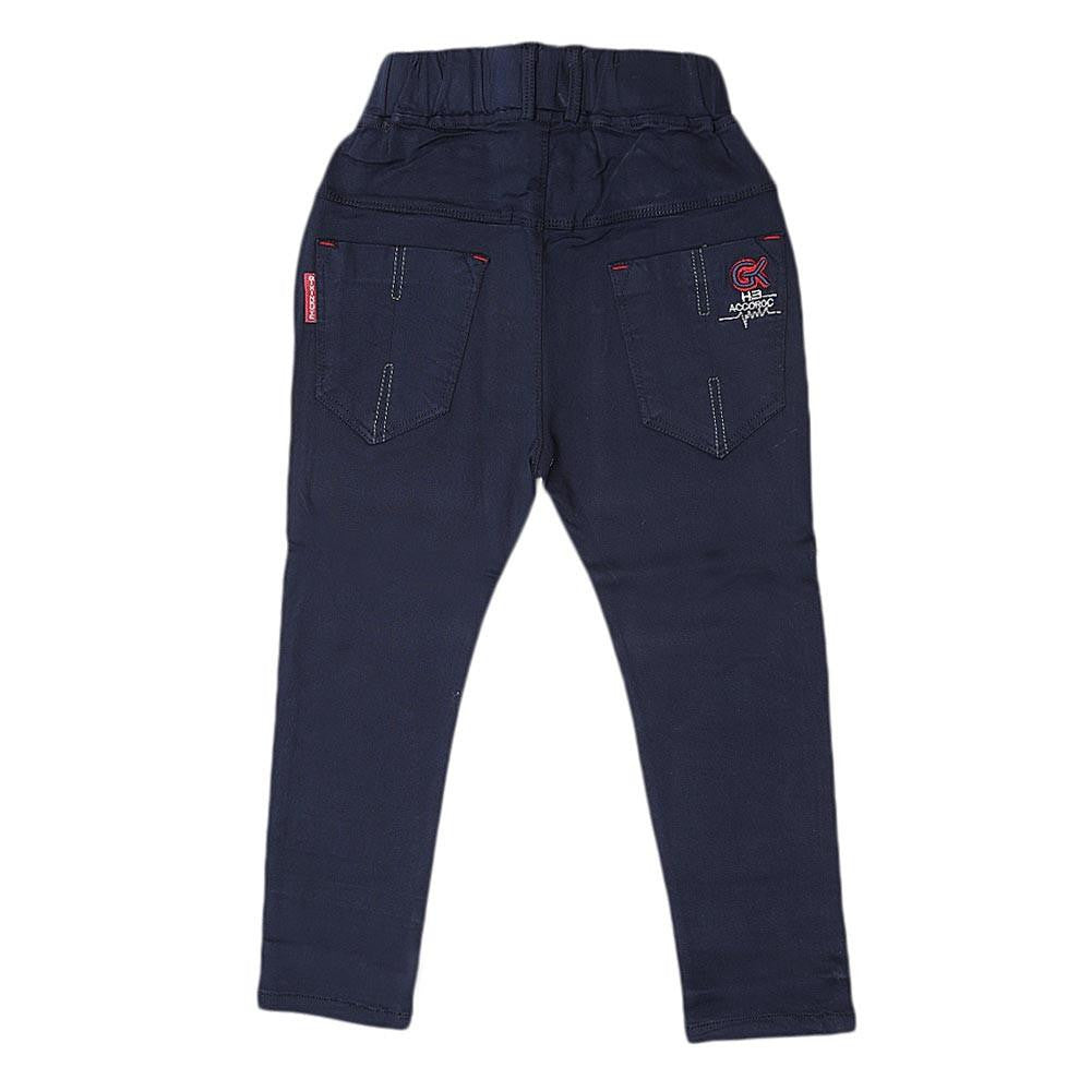 Boys Cotton Pant - Navy Blue - Navy/Blue - test-store-for-chase-value