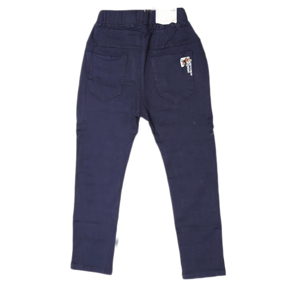 Boys Cotton Pant - Navy Blue - Navy/Blue - test-store-for-chase-value