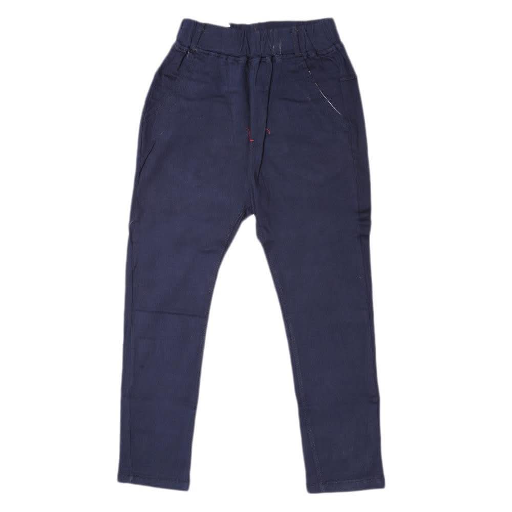 Boys Cotton Pant - Navy Blue - Navy/Blue - test-store-for-chase-value