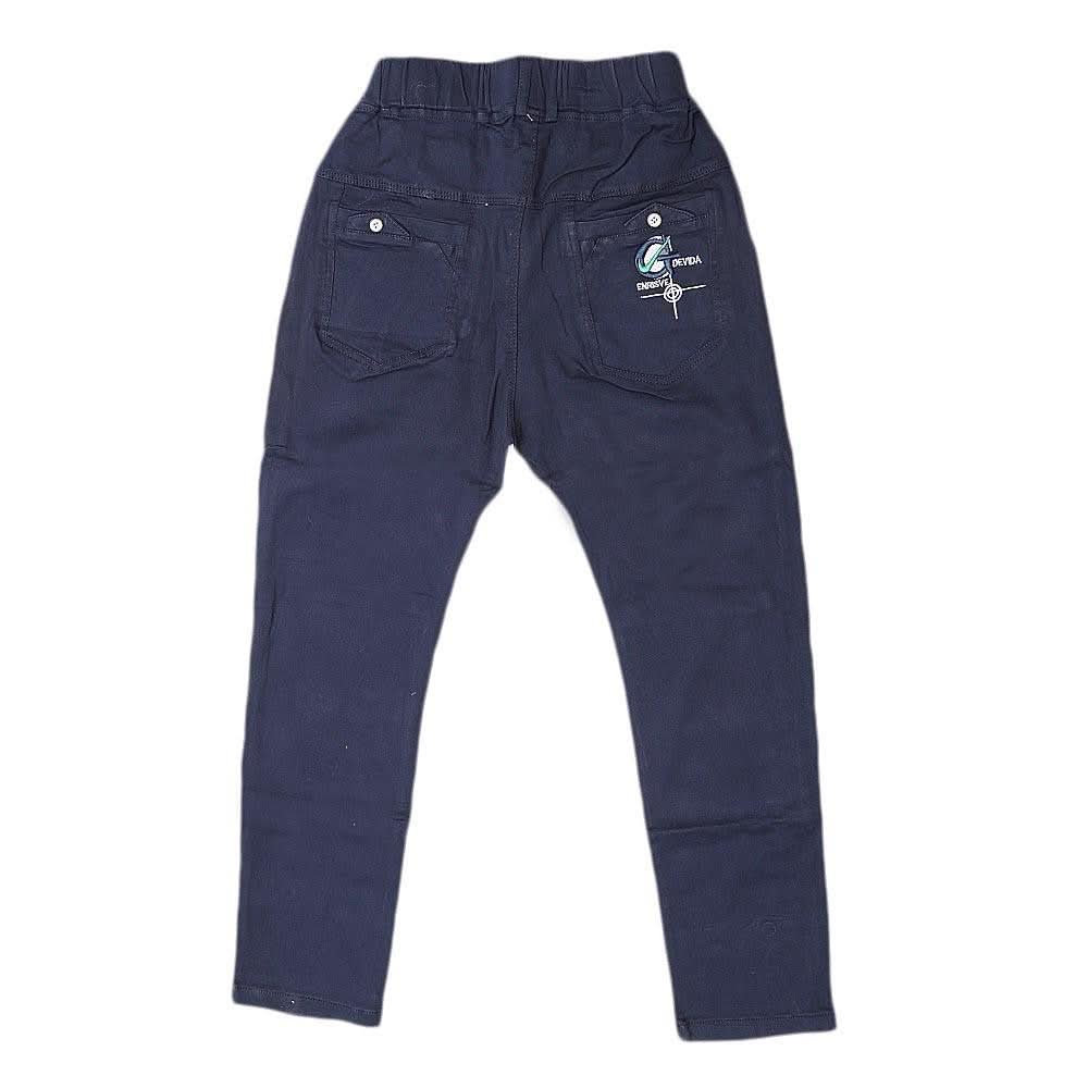 Boys Cotton Pant - Navy Blue - Navy/Blue - test-store-for-chase-value