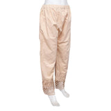 Women's Embroidered Trouser - Camel - test-store-for-chase-value