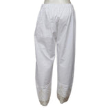 Women's Embroidered Trouser - White - test-store-for-chase-value