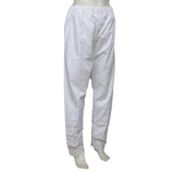 Women's Embroidered Trouser - White - test-store-for-chase-value