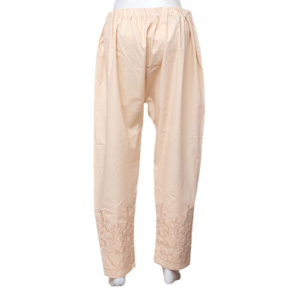Women's Embroidered Trouser - Camel - test-store-for-chase-value