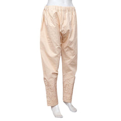 Women's Embroidered Trouser - Camel - test-store-for-chase-value