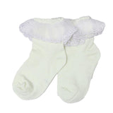 Girls Frill Socks - Light Green - test-store-for-chase-value