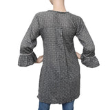 Women's Printed Casual Shirt - Dark Grey - test-store-for-chase-value