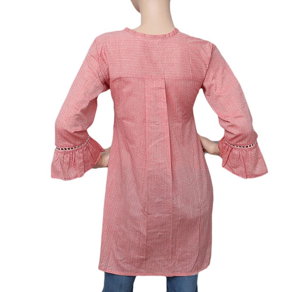 Women's Printed Casual Shirt - Pink - test-store-for-chase-value