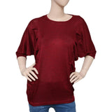 Women's Side Wrinkle Top - Red - test-store-for-chase-value