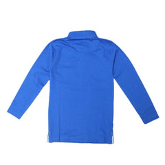 Boys Eminent Full Sleeves T-Shirt - Royal Blue - test-store-for-chase-value