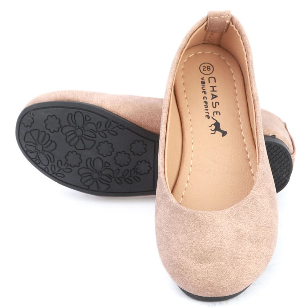 Girls Fancy Pumps  (1718) - Fawn, Kids, Pump, Chase Value, Chase Value
