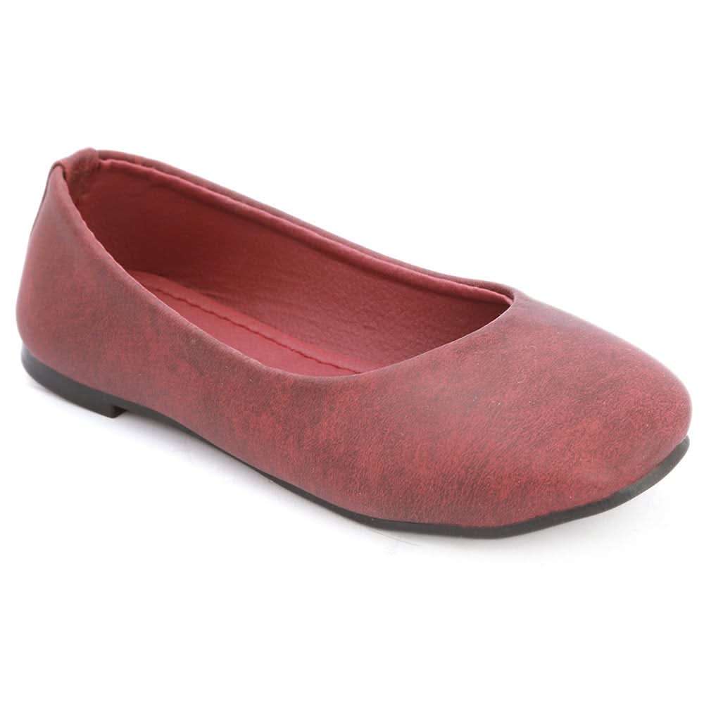 Girls Fancy Pumps  (1718) - Maroon, Kids, Pump, Chase Value, Chase Value