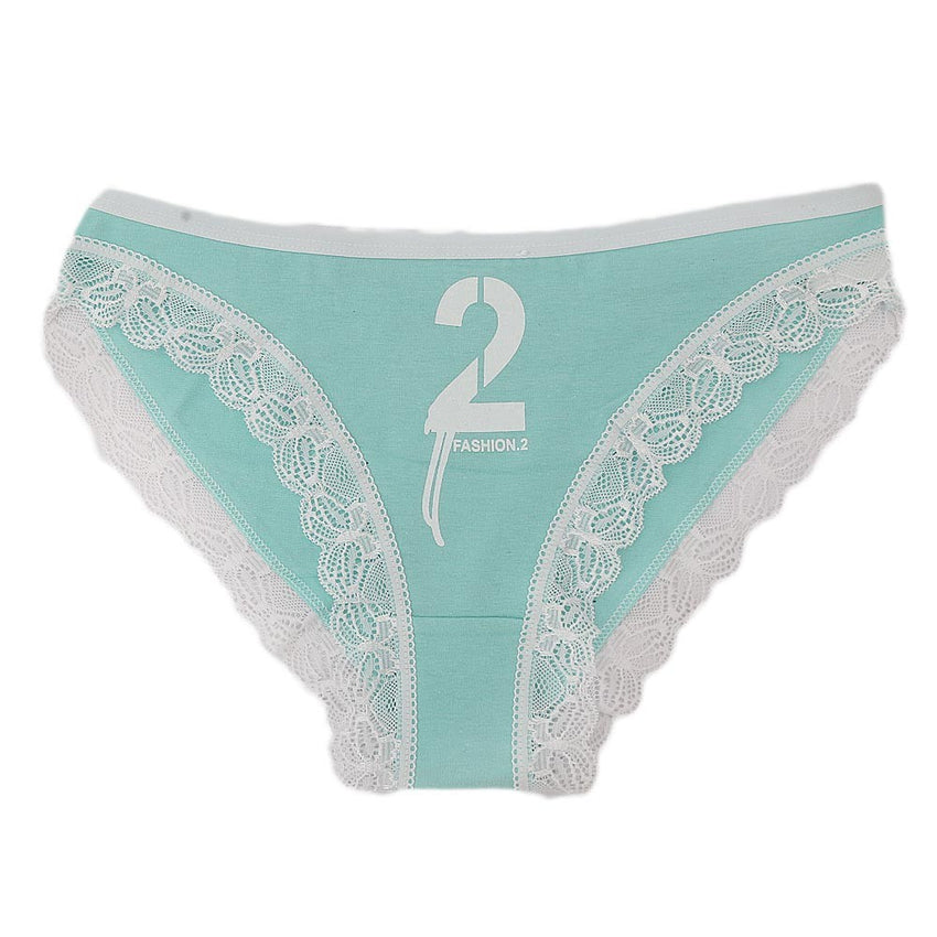 Women's Net Lace Panty - Cyan - test-store-for-chase-value
