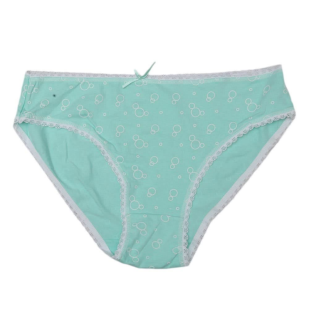Women's Net Lace Panty - Cyan - test-store-for-chase-value