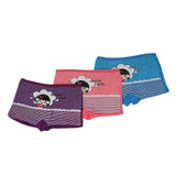 Girls Printed Boxer 3 Pcs - Multi - test-store-for-chase-value