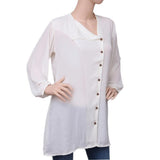 Women's Georgette Shirt - White - test-store-for-chase-value