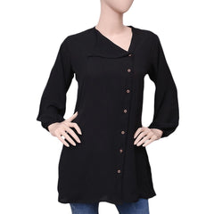 Women's Georgette Shirt - Black - test-store-for-chase-value