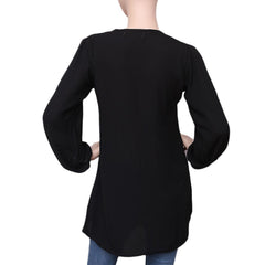 Women's Georgette Shirt - Black - test-store-for-chase-value