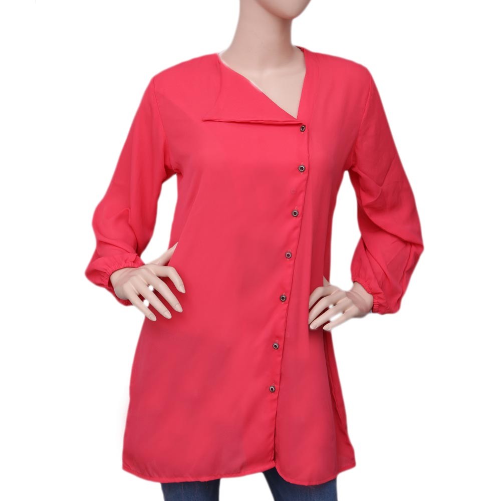 Women's Georgette Shirt - Pink - test-store-for-chase-value