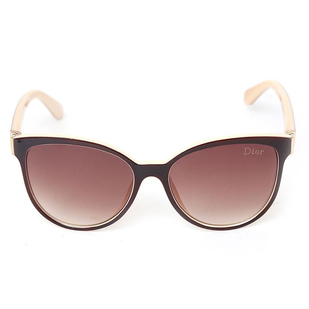Women's Sunglasses - Off Whie & Brown - test-store-for-chase-value