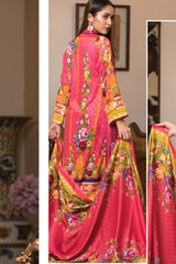 Rana Arts Winter Embroidered Suit With Shawl - AY-10-B - test-store-for-chase-value