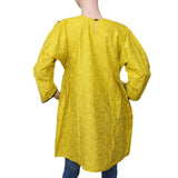 Women's Embroidered Kurti - Yellow - test-store-for-chase-value