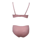 Women's Ring Foam Bra & Panty Set - Tea Pink - test-store-for-chase-value