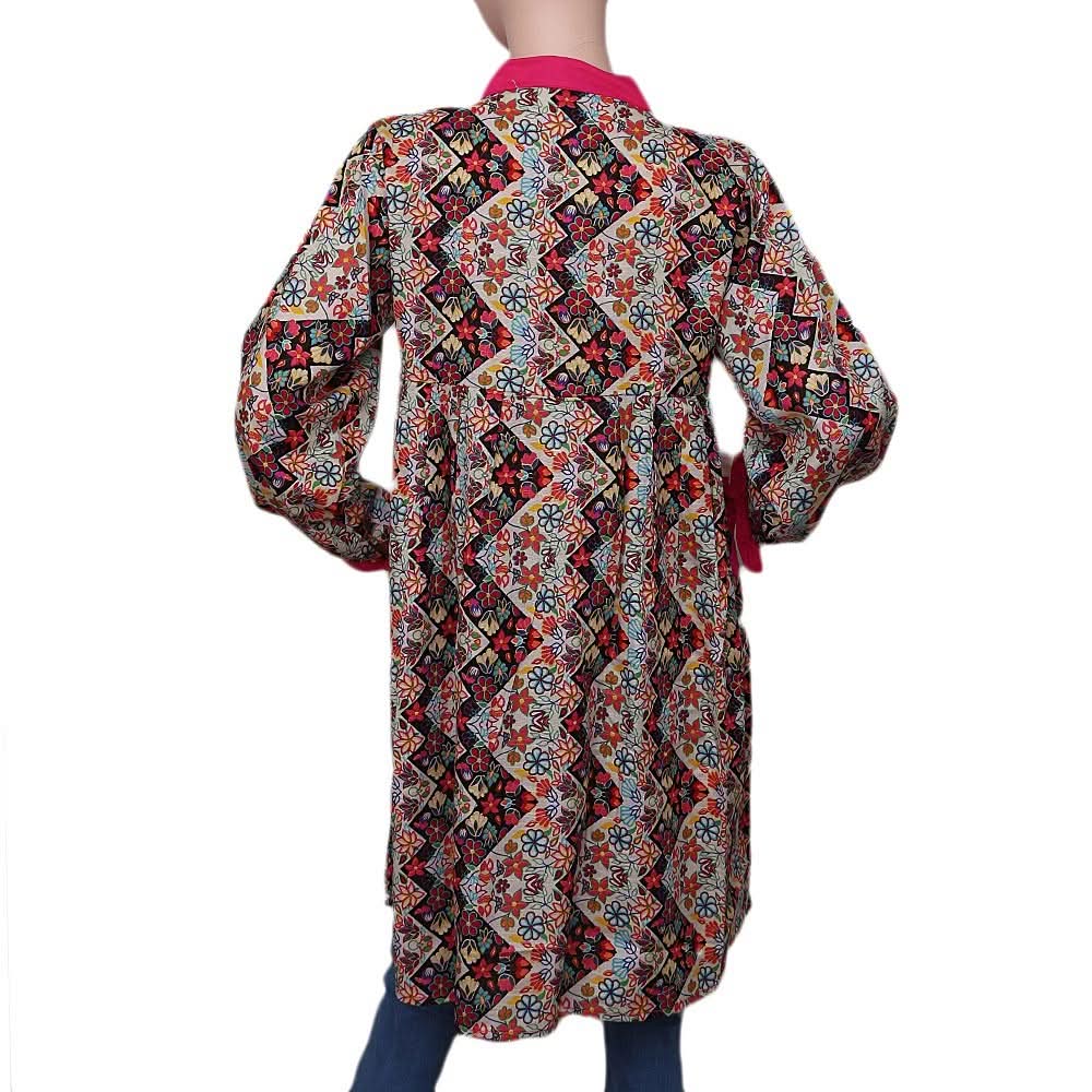 Women's Printed Khaddar Kurti - Multi - test-store-for-chase-value