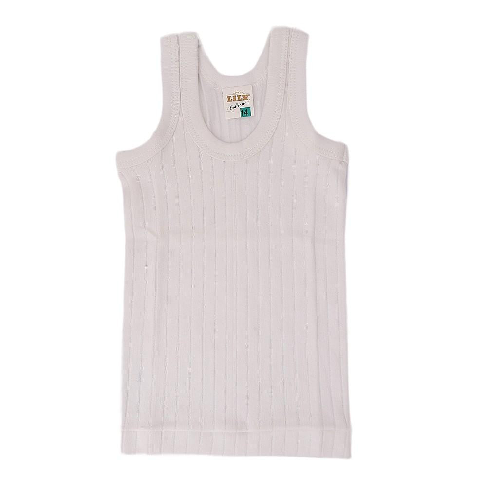 Lily Boys Vest Sando - White - test-store-for-chase-value