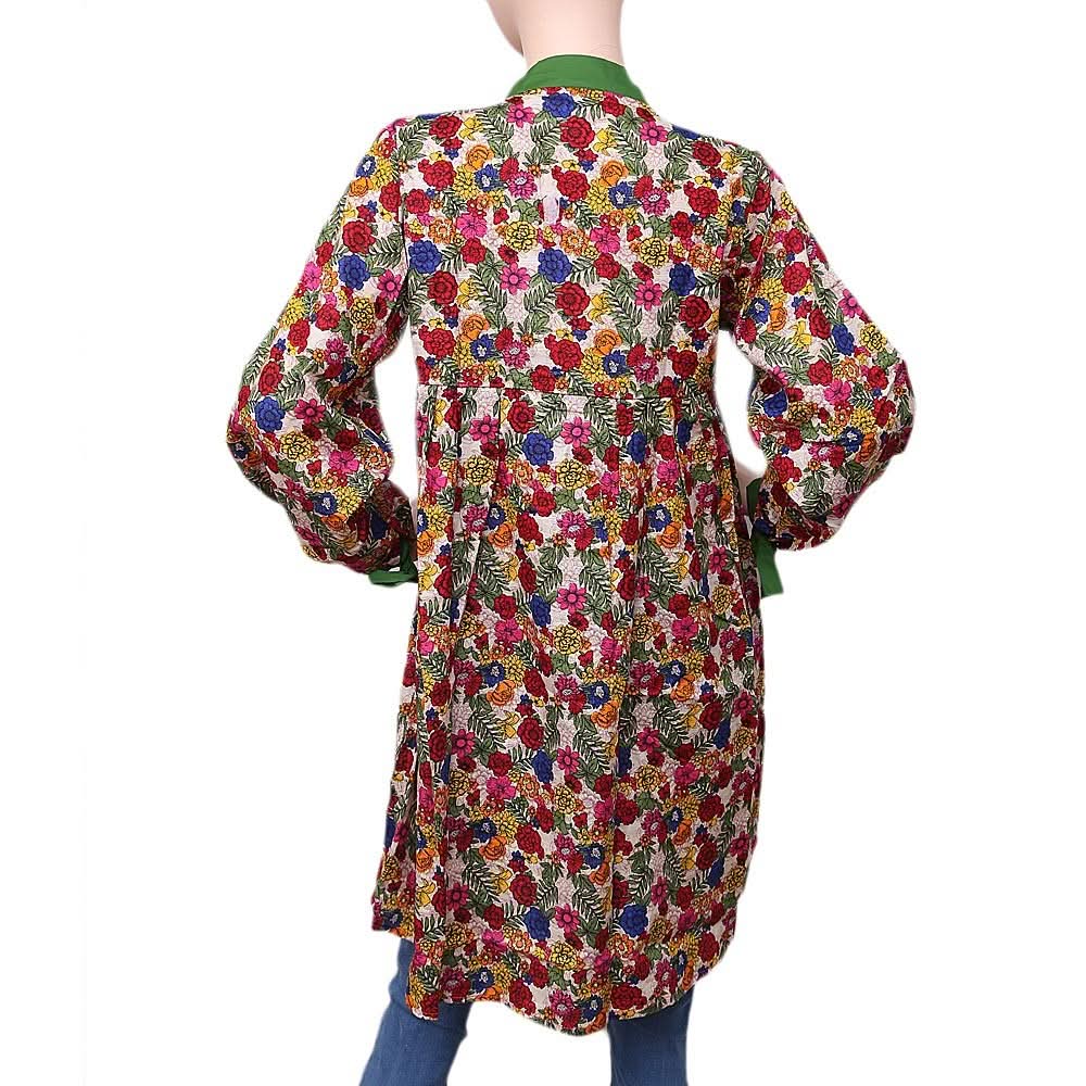 Women's Printed Khaddar Kurti - Multi - test-store-for-chase-value
