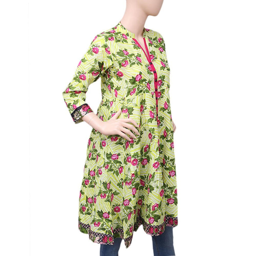 Women's Printed Cotton Kurti - Multi - test-store-for-chase-value