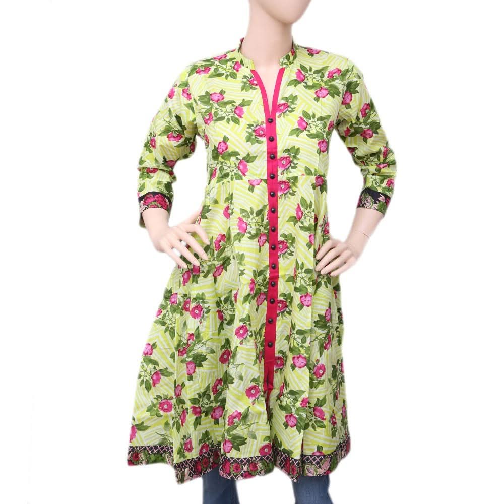 Women's Printed Cotton Kurti - Multi - test-store-for-chase-value