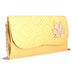 Women's Clutch (174) - Golden, Women, Clutches, Chase Value, Chase Value