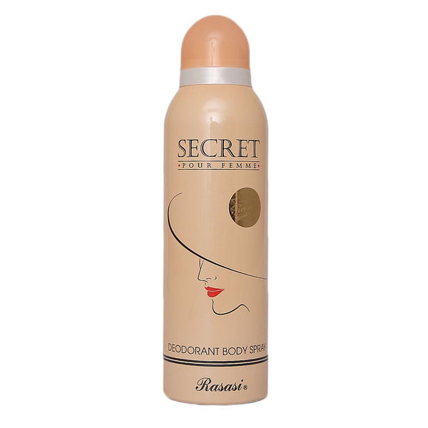 Rasasi Secret Pour Femme Body Spray For Women - 200ml - test-store-for-chase-value