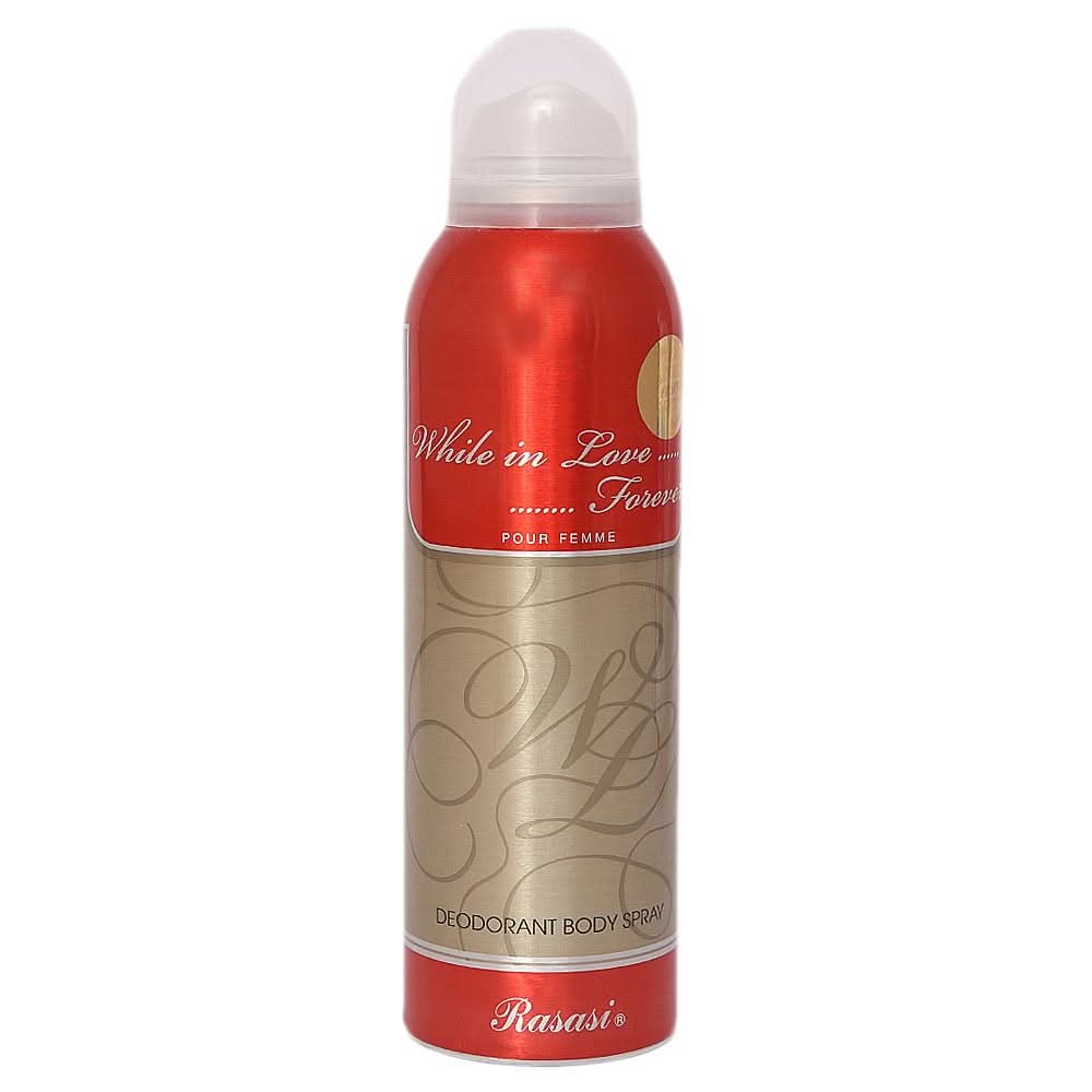 Rasasi While in Love Forever Pour Femme Body Spray For Women - 200ml - test-store-for-chase-value