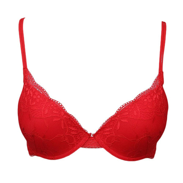 Women's Eminent Foam & Ring Bra - Red - test-store-for-chase-value