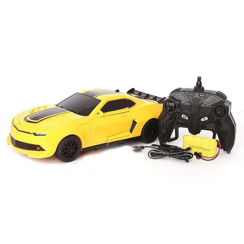 Remote Control Deformed Car Transformers Toy 882B - Yellow - test-store-for-chase-value