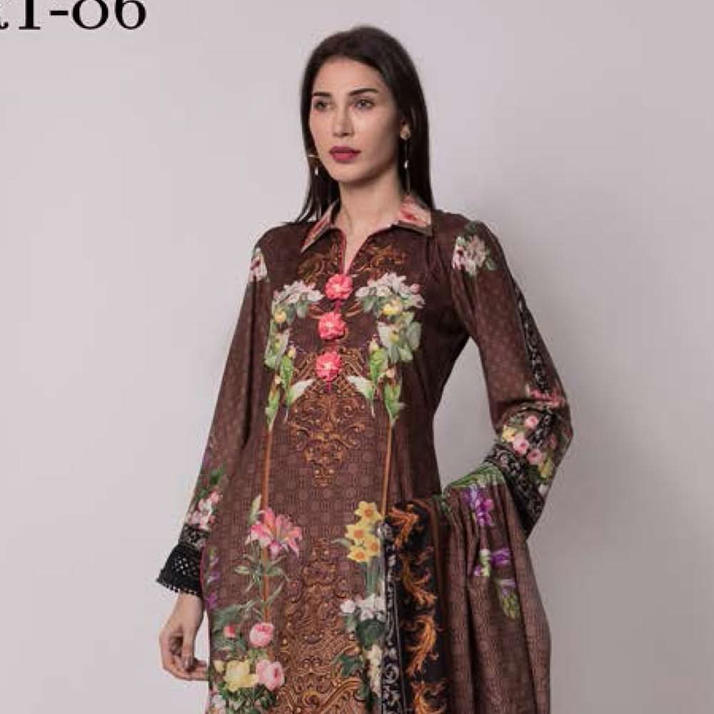Salina Digital Printed Linen 3 Piece Unstitched Suit - 06 - test-store-for-chase-value