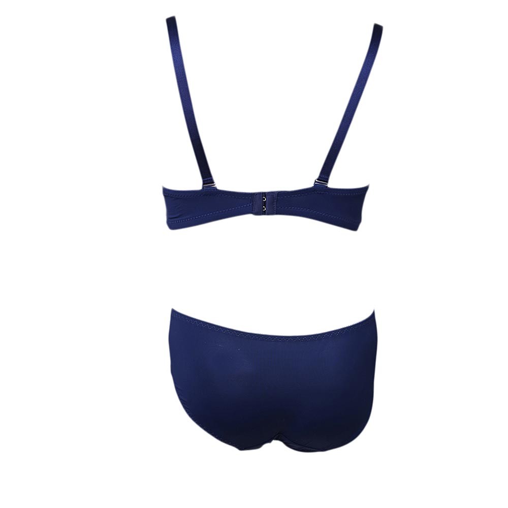 Women's Ring Foam Bra & Panty Set - Blue - test-store-for-chase-value